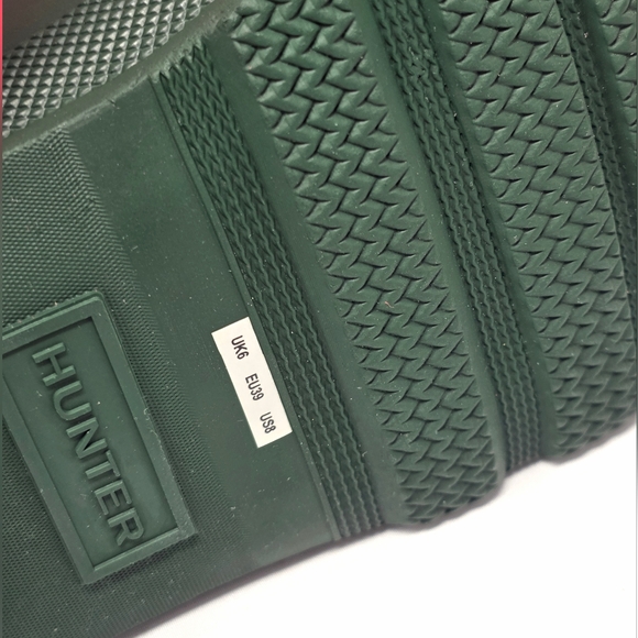 Hunter Original Chelsea Rain Boots WFS2078RMA Waterproof Hunter Green Size 8 NIB - Picture 6 of 11